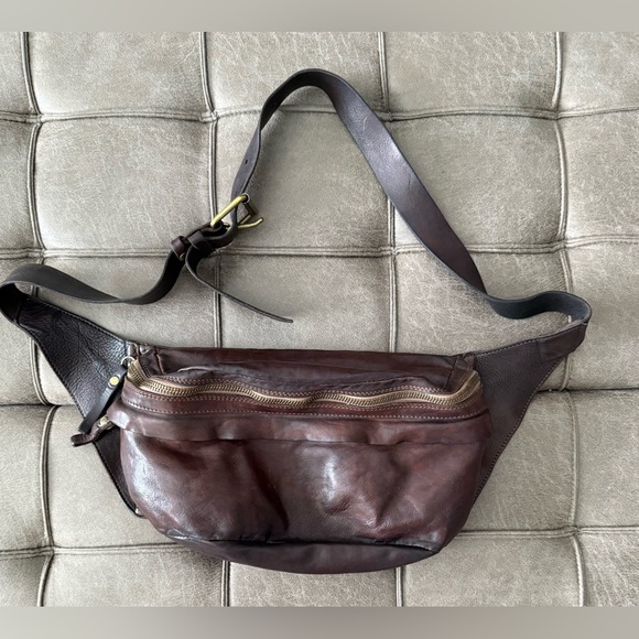 Campomaggi Handbags - Campomaggi Dark Brown Leather Crossbody Bag